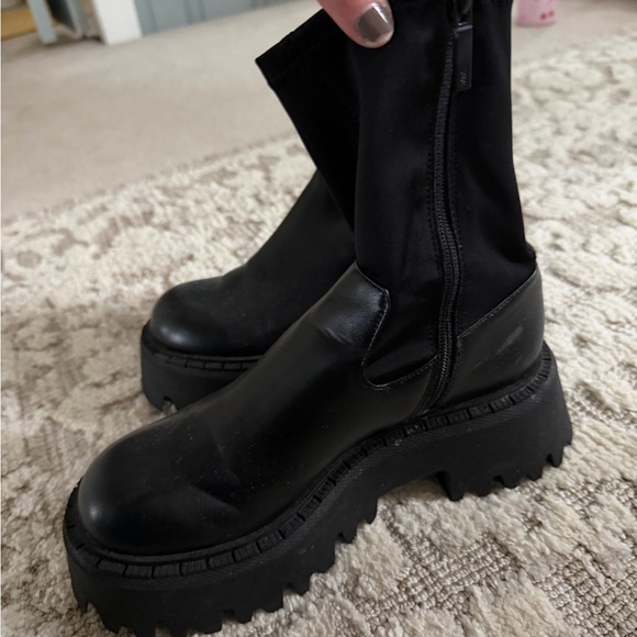 Zara sock style ankle boots - Picture 2 of 3